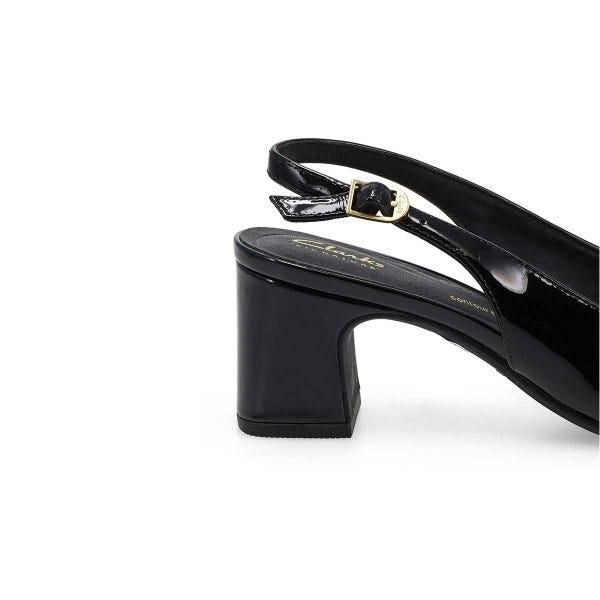 Sandale habillée FERNIE SLING, noir verni, femmes