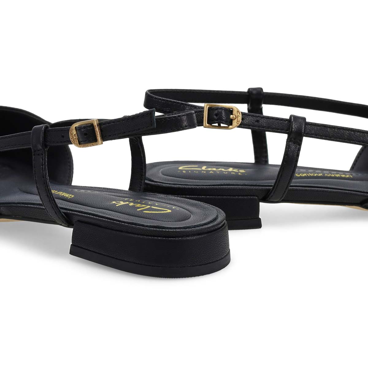 Clarks Women's Sensa15 Bow Dress Flats - Blac | SoftMoc.com