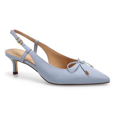 Lds Zarey Bow Dress Heel - Light Blue