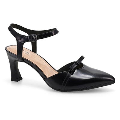 Lds Tammitha Bar Dress Heel - Black