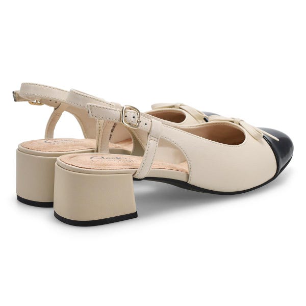 Women's Iridessa Sling Dress Heel - Cream Multi
