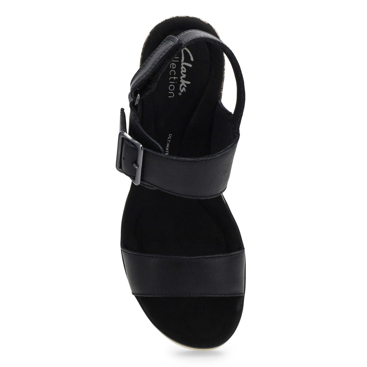 Sandale plateforme DIAZ ROSE, combinaison noire,