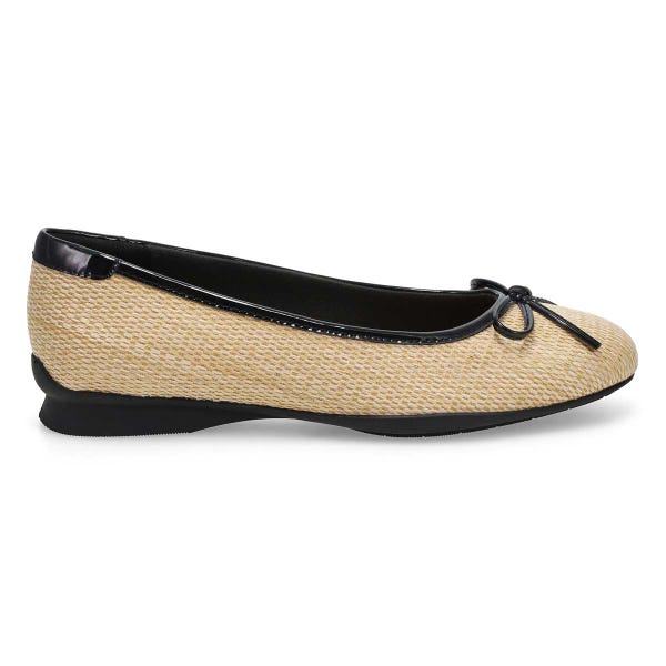 Women's Jazmynn Bow Ballet Shoe - Beige