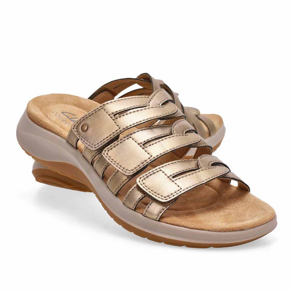 Women's  Maelynn Abby Slide Sandal - Gold Metallic