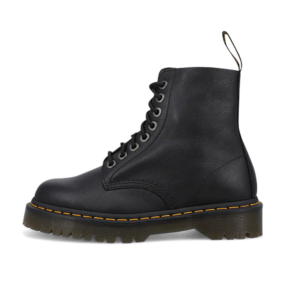 1460 Pascal Bex Leather Contrast Lace Up Boots in Black