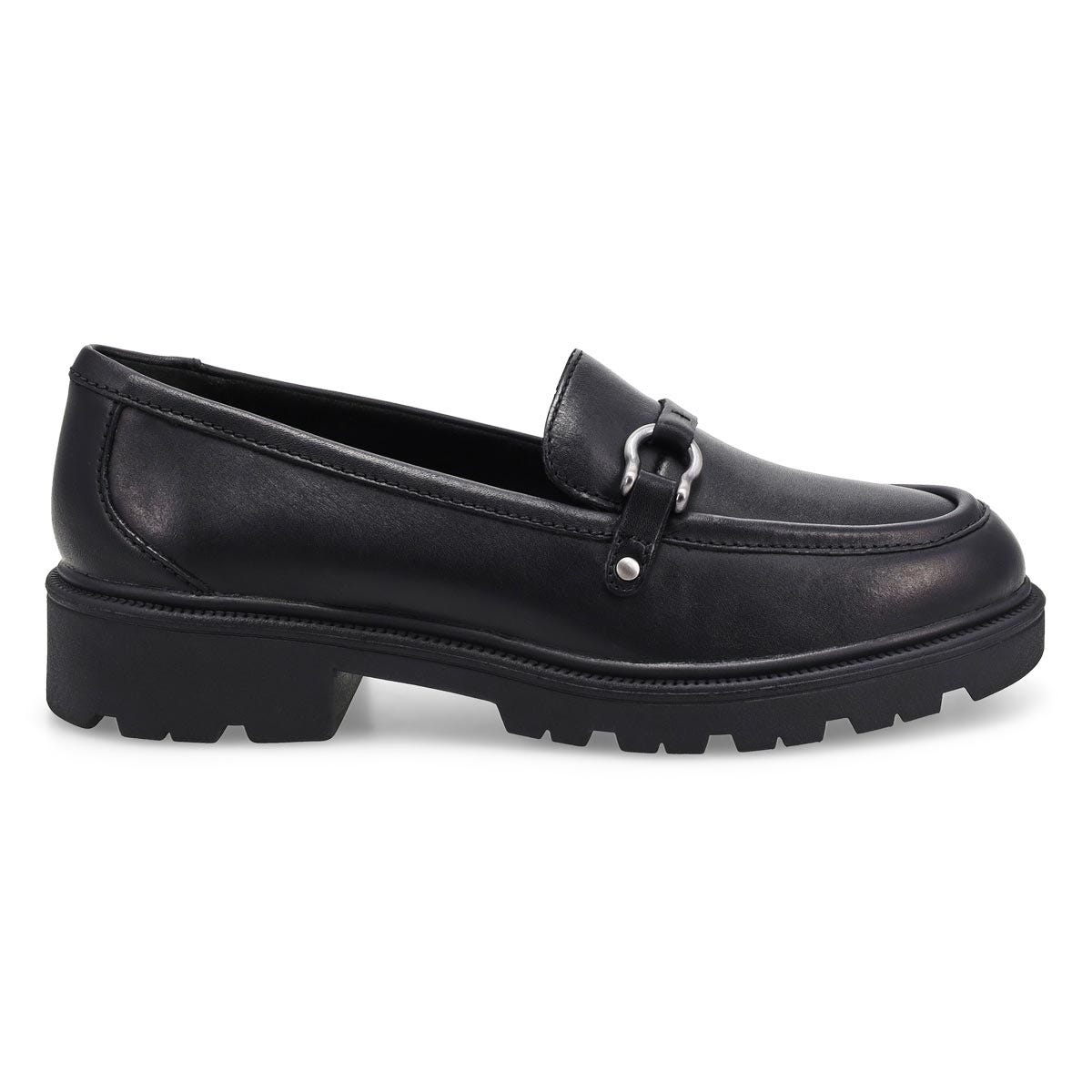 Mocassin habill noir Code L Step pour femmes avec