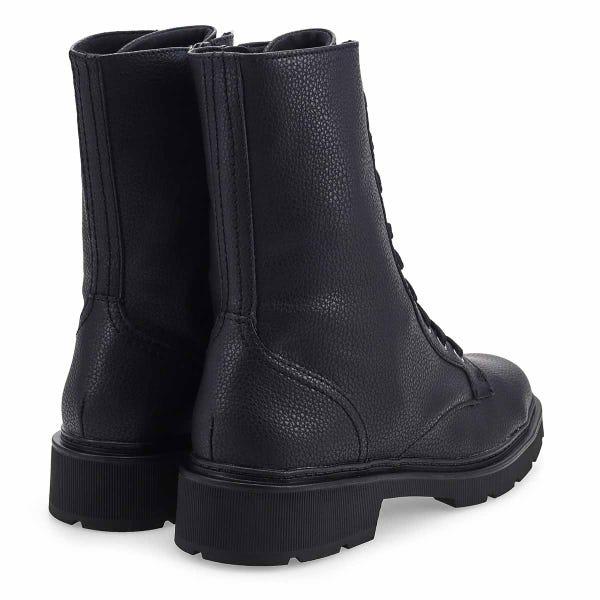 Women's Lauryl Style Lace Up Boot - Black