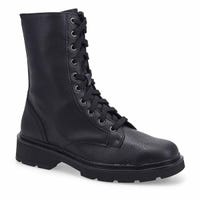Women's Lauryl Style Lace Up Boot - Black