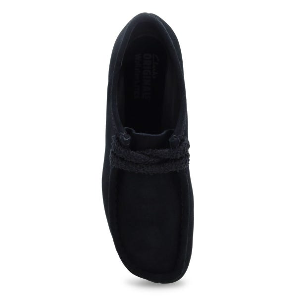 Chaussure décontractée lacée Wallabee Lite pour femmes - suède noir