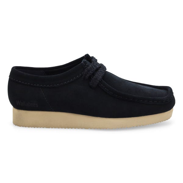 Chaussure décontractée lacée Wallabee Lite pour femmes - suède noir