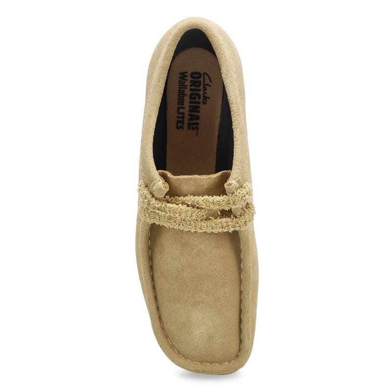 Chaussure décontractée à lacets Wallabee Lite pour femmes - suède érable