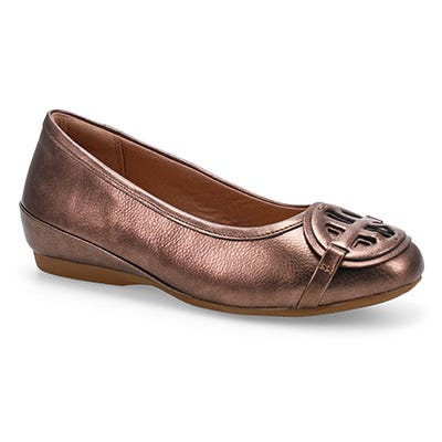 Chaussure habillée à talon Cathrynn Luna pour femmes - bronze métallisé