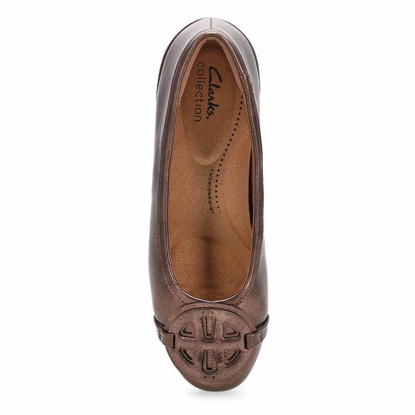 Chaussure habillée à talon Cathrynn Luna pour femmes - bronze métallisé