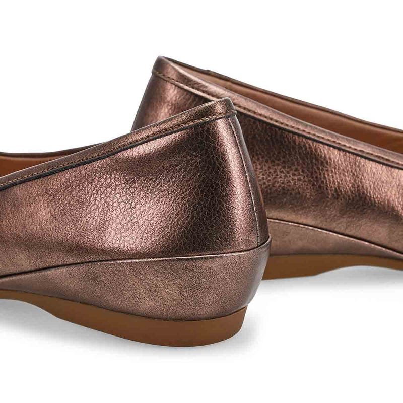 Chaussure habillée à talon Cathrynn Luna pour femmes - bronze métallisé