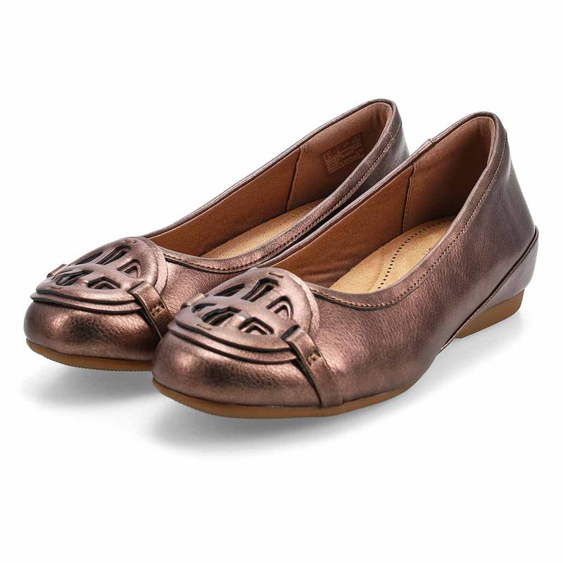 Chaussure habillée à talon Cathrynn Luna pour femmes - bronze métallisé