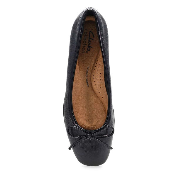 Women's Jazmynn Bow Ballet Shoe - Black Interest