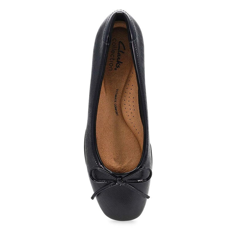 Women's Jazmynn Bow Ballet Shoe - Black Interest