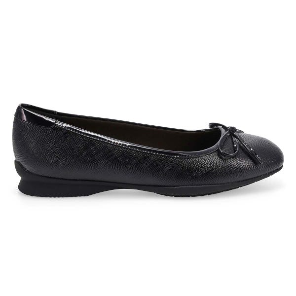 Women's Jazmynn Bow Ballet Shoe - Black Interest
