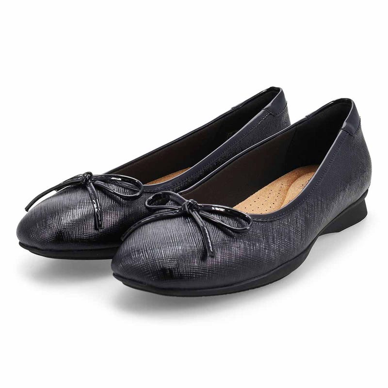 Women's Jazmynn Bow Ballet Shoe - Black Interest