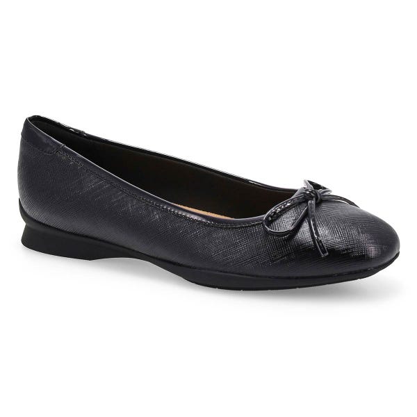 Women's Jazmynn Bow Ballet Shoe - Black Interest