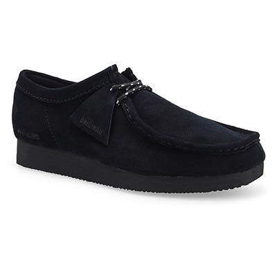 Chaussure décontractée à lacets Wallabee Lite pour hommes - Noir/noir