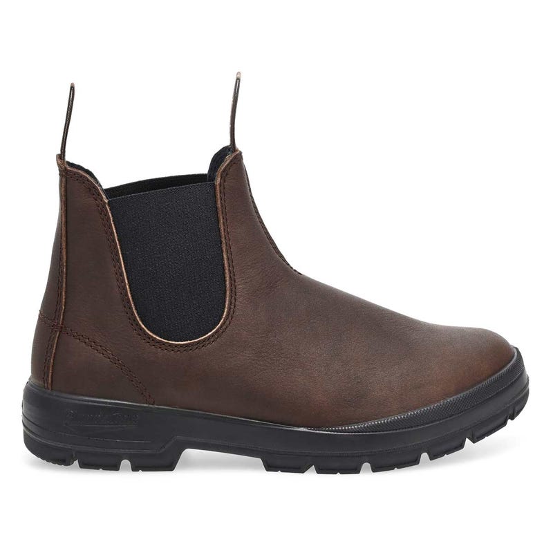 Blundstone 2634 Terrain Chelsea boot in Rocky Road pebbled leather.