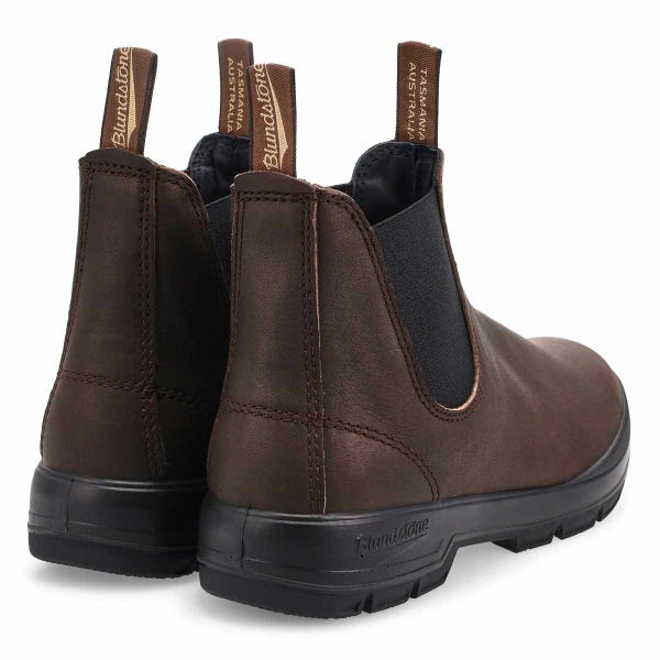 Blundstone 2634 Terrain Chelsea boot in Rocky Road pebbled leather.