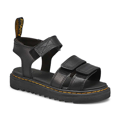 Grls Klaire Junior Casual Sandal - Black