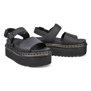 Women's Voss Quad 2 Strap Platform Sandal - Black