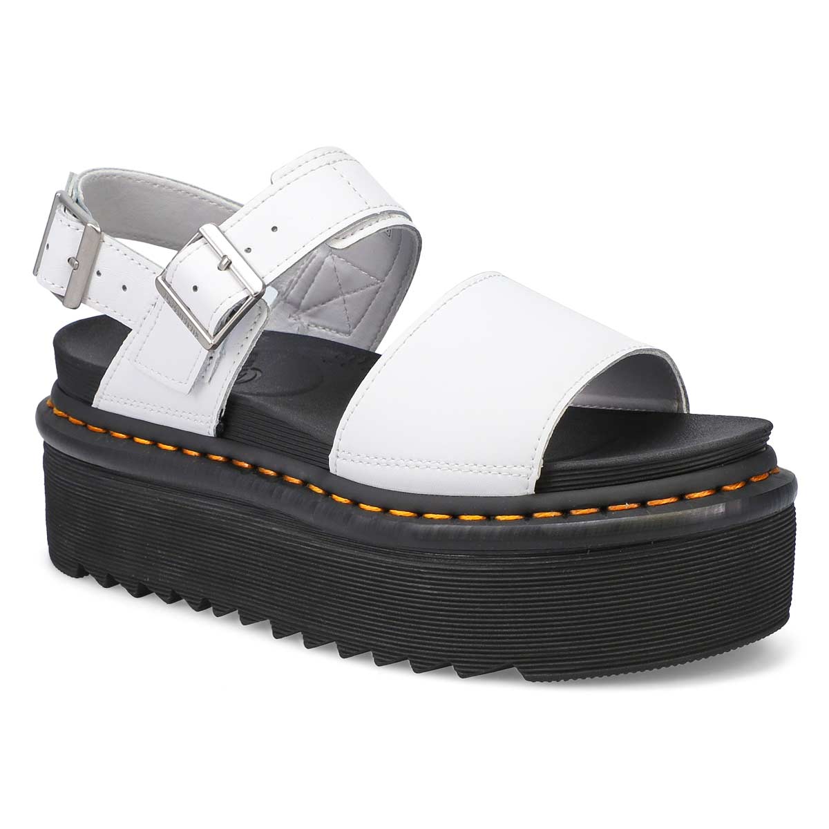 white doc marten platform sandals