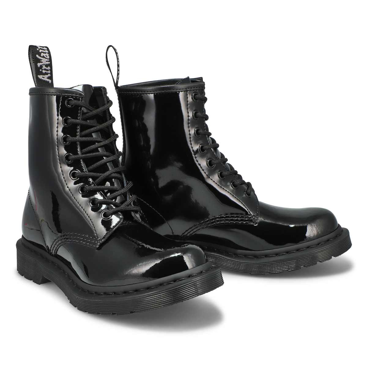 Women's 1460 8 Eye Smooth Boot - Black Patent