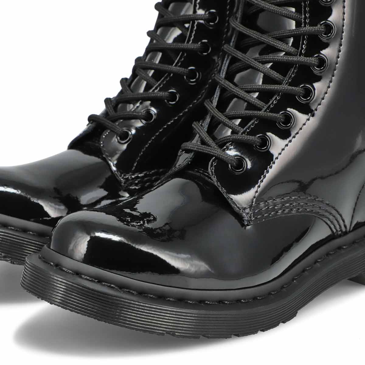 Women's 1460 8 Eye Smooth Boot - Black Patent