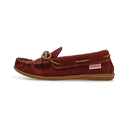 SoftMoc Women's 2672 Nubuck SoftMocs - Burgun | SoftMoc.com
