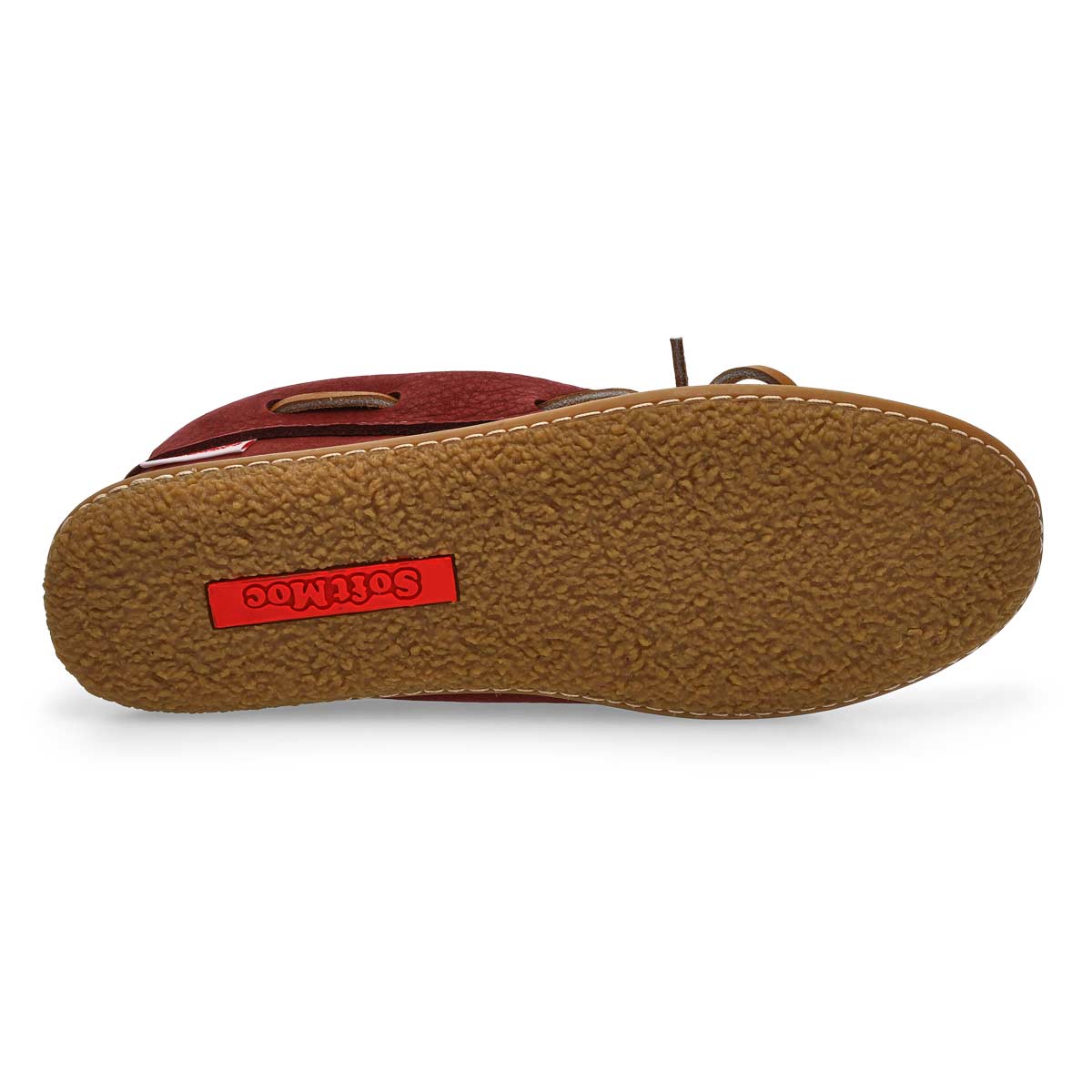 SoftMocs en nubuck 2672, bordeaux, femmes