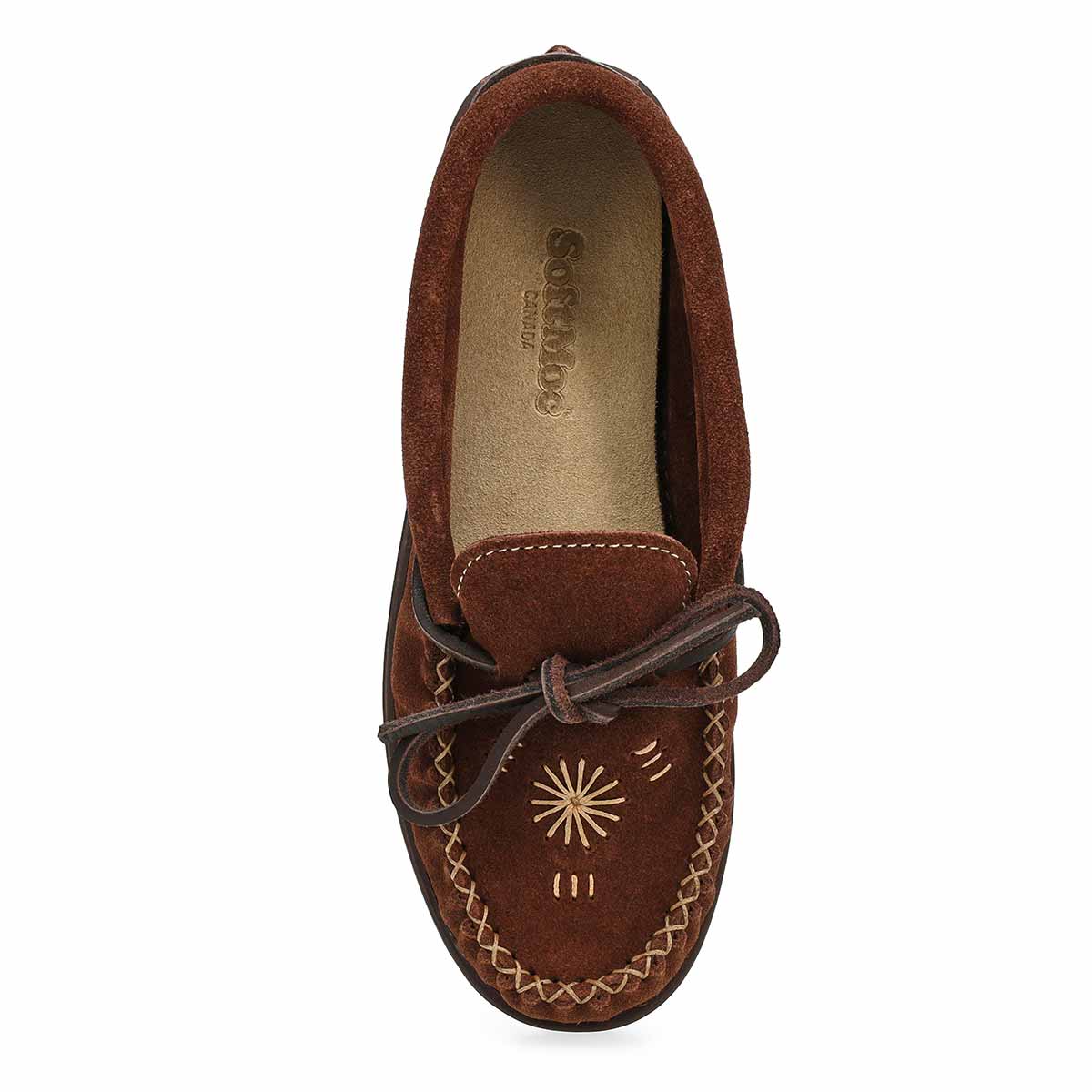 SoftMocs en suède 2672, chocolat, femmes