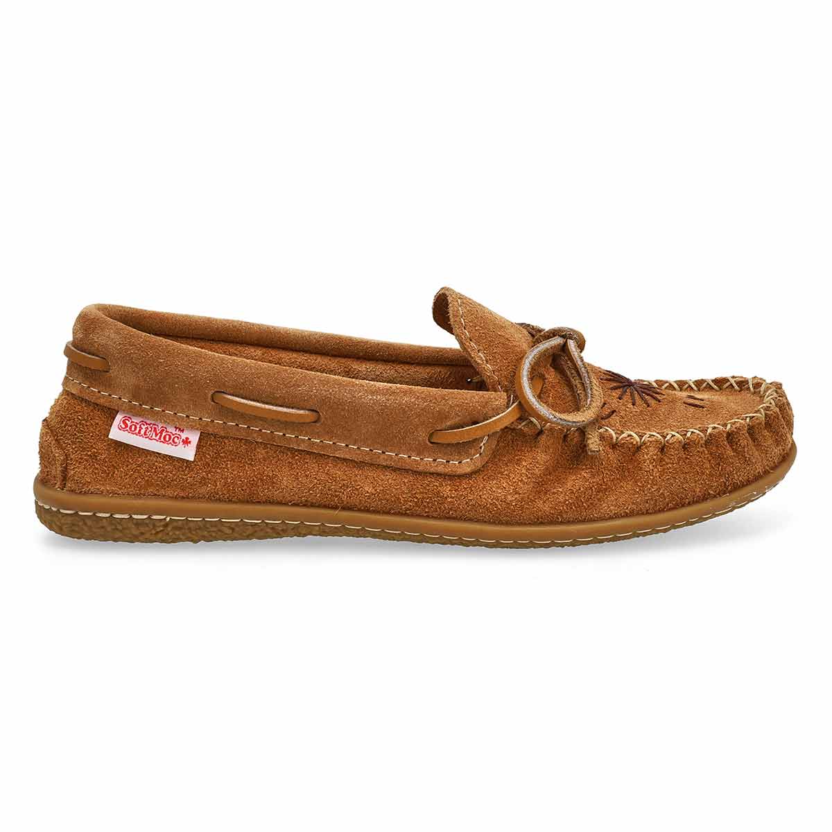 SoftMocs en suède 2672, moka, femmes