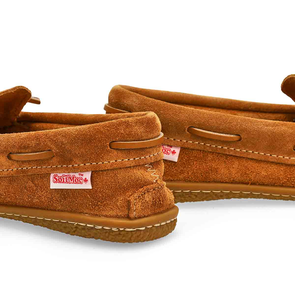 SoftMocs en suède 2672, moka, femmes