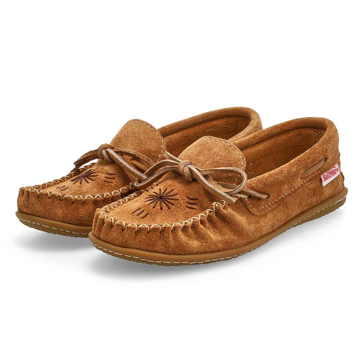 SoftMocs en suède 2672, moka, femmes