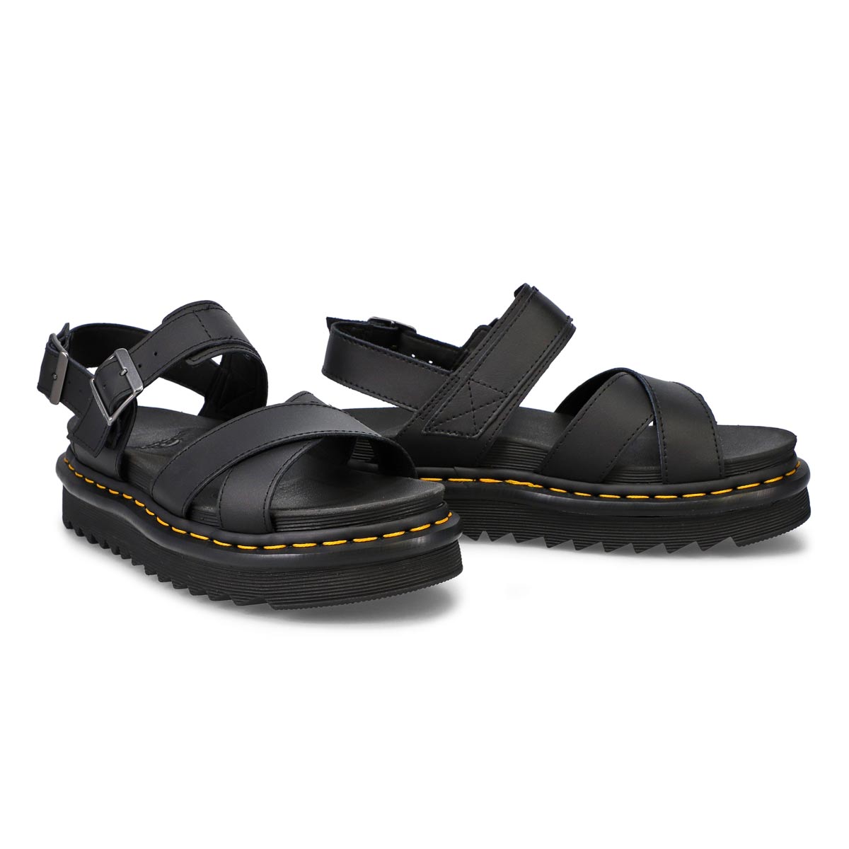 Women's Voss II 2 Strap Casual Sandal - Black