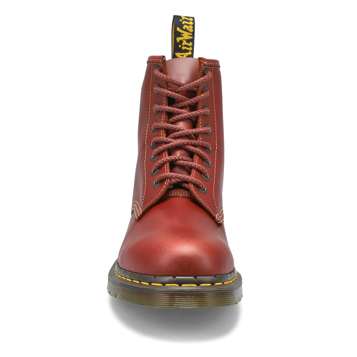 1460 leather ankle boots brown