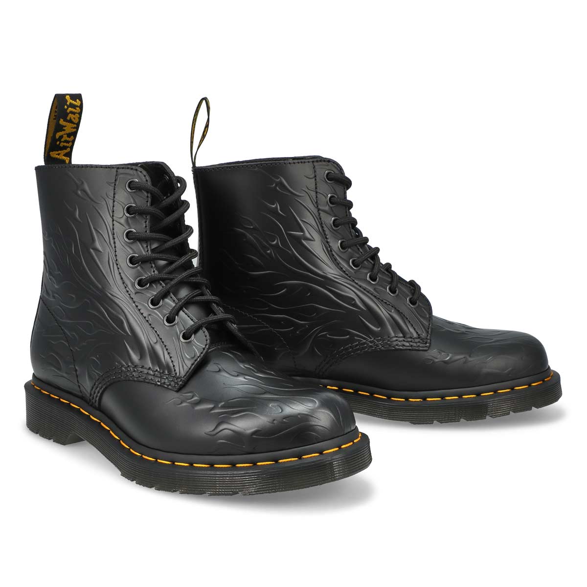 Dr Martens Unisex 1460 Flames 8-Eye Boot - Bl | SoftMoc.com
