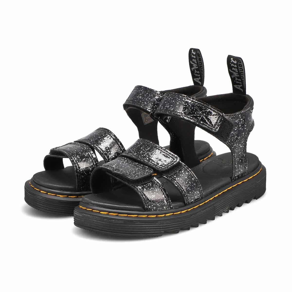 Girls' Klaire Junior Cosmic Glitter Sandal - Black