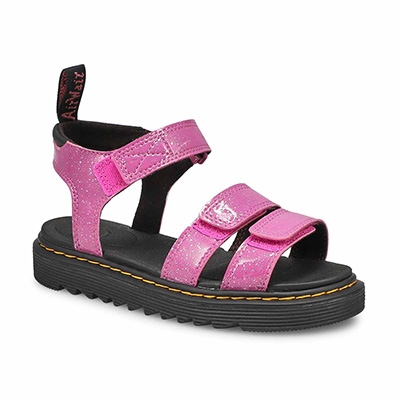 Grls Klaire Junior Cosmic Glitter Sandal - Pink