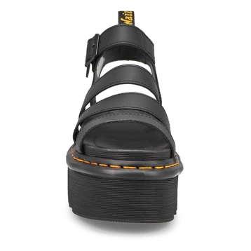 Women's Blaire Quad Casual Platform Sandal - Black