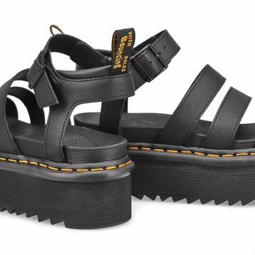 Women's Blaire Quad Casual Platform Sandal - Black