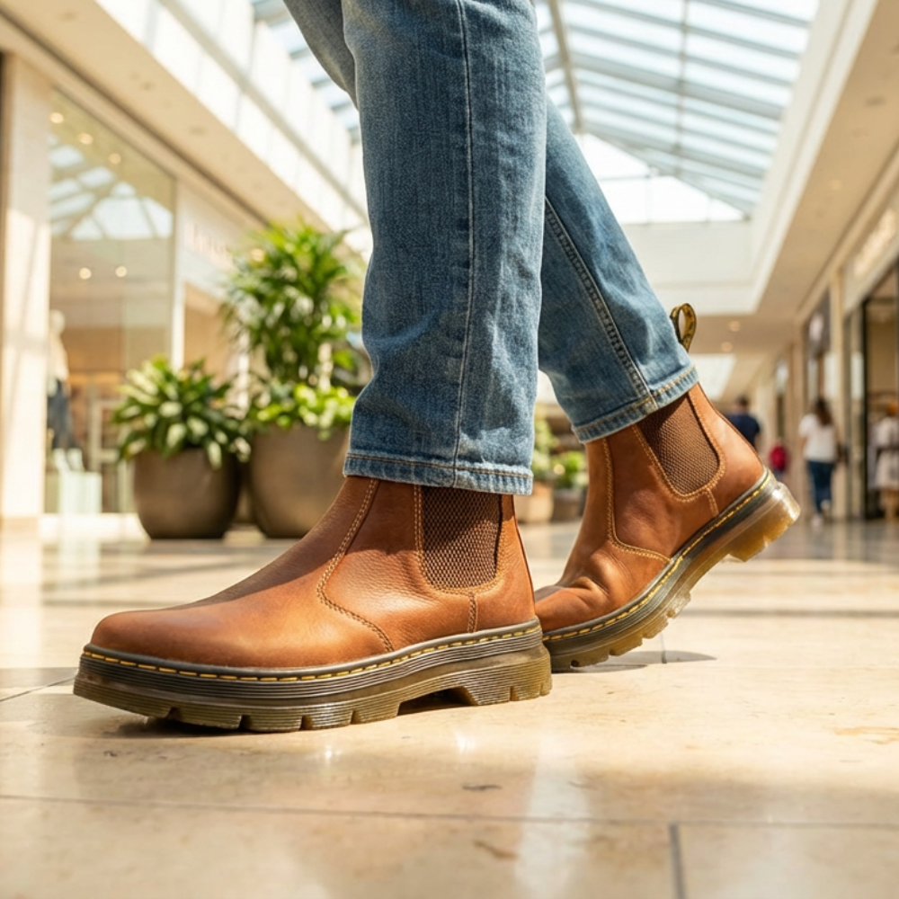Botte Chelsea dcontracte HARDIE II, whisky, unis