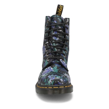 Botte 1460 PASCAL MYSTIC FLORAL, noir floral, femm