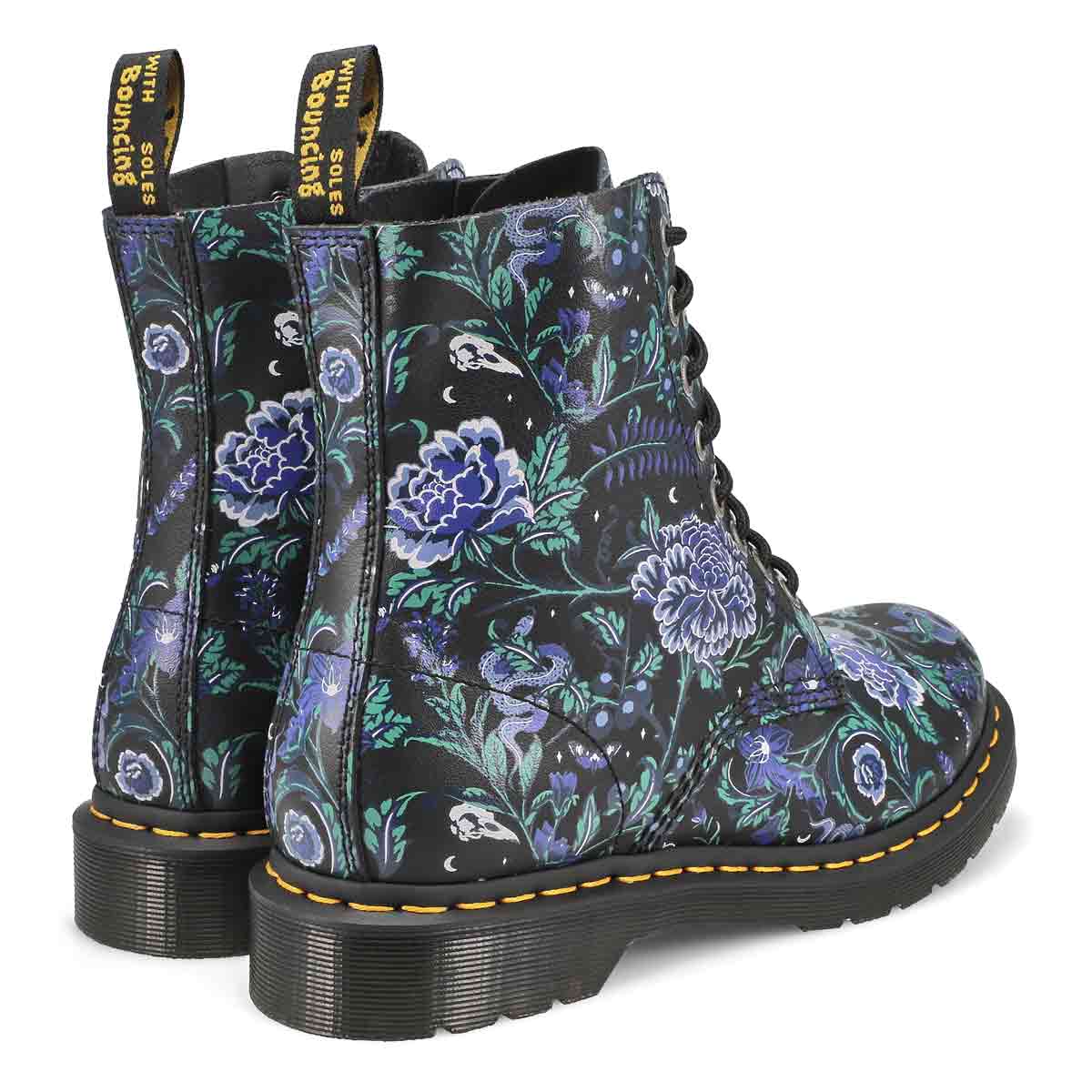 Women's 1460 Pascal Mystic Floral Boot - Black Floral