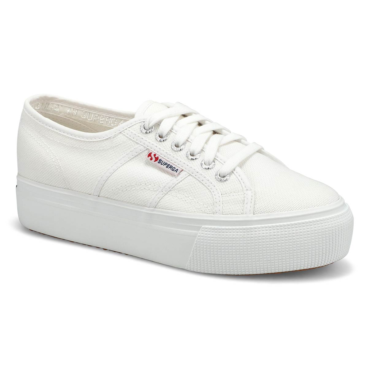 platform white superga