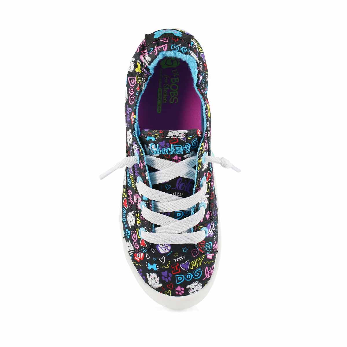 Skechers Girls' BEACH BINGO black/ multi snea | SoftMoc.com